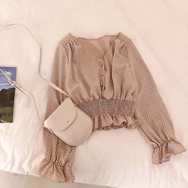 Vintage V-neck Flare