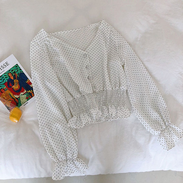 Vintage V-neck Flare