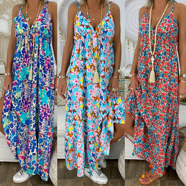 Boho Floral Maxi Dress