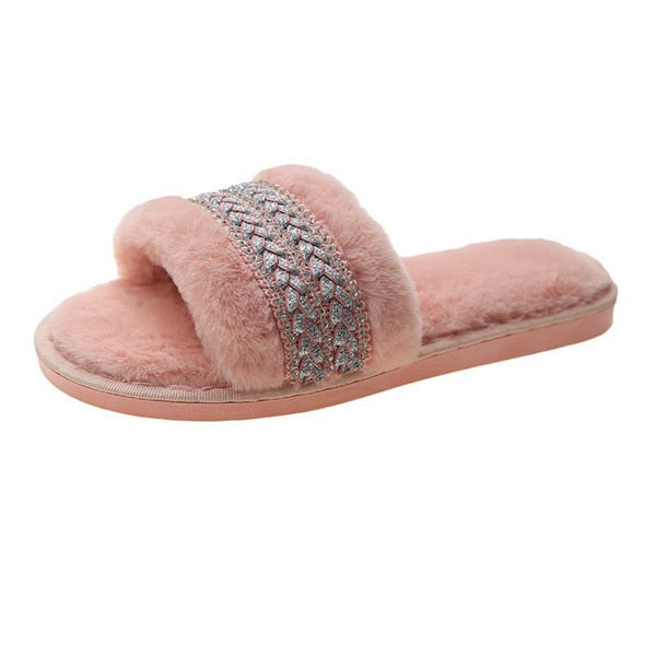 Faux Fur Slippers