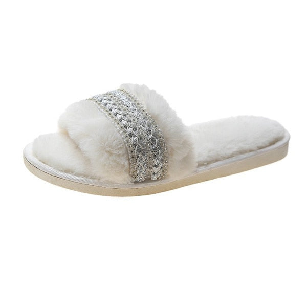 Faux Fur Slippers